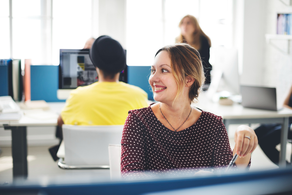 woman in office